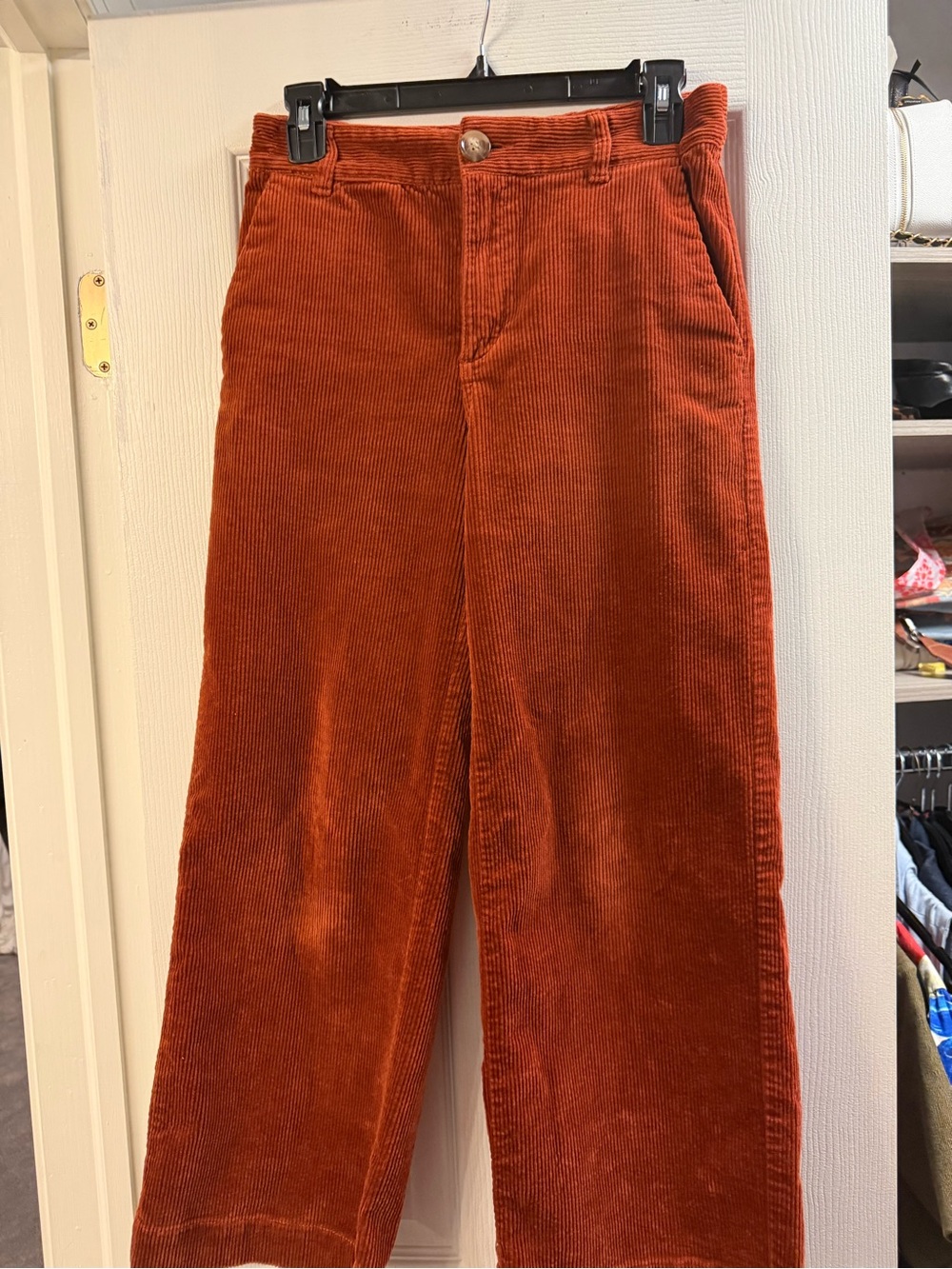 LOFT Women's Corduroy Pants in Rust